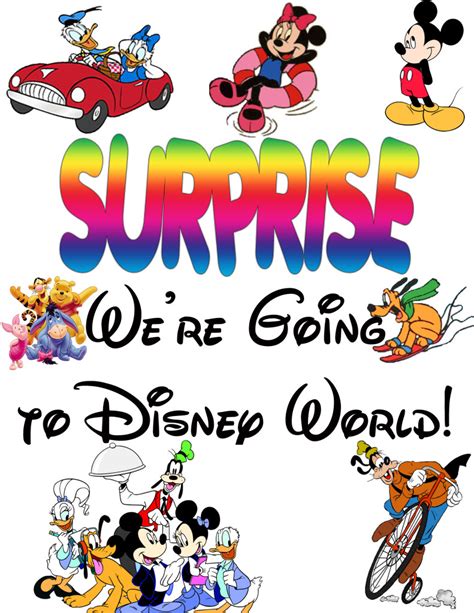 You Are Going To Disney World Printable